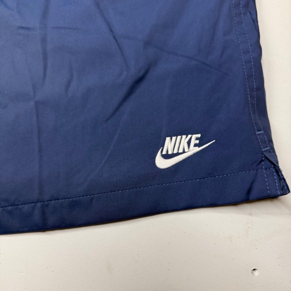 Nike Club‎ Woven Flow Lined Above Knee Sweat Shorts Men 3XL Navy Blue Athleisure - Picture 3 of 10